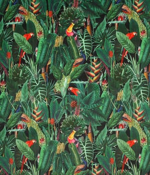 Jungle Velvet Fabric