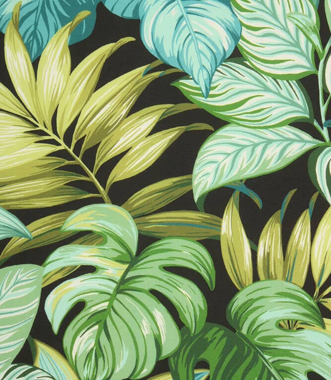 Girona Outdoor Fabric / Noir