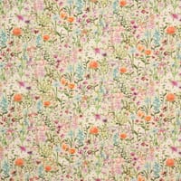 Prado De Flores Lomond Fabric / Apricot Ecru
