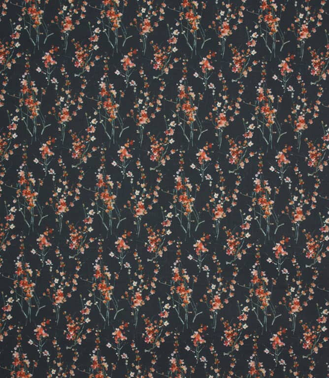 Seville Lomond Fabric / Peach / Navy