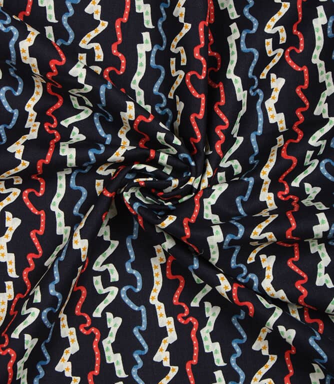 Liberty All Wrapped Up Fabric / Navy