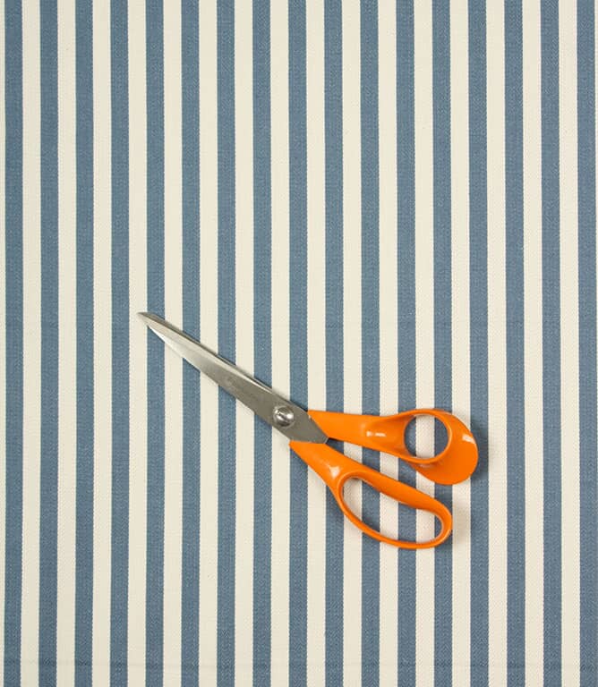 Cotswold Ticking Fabric / Blue