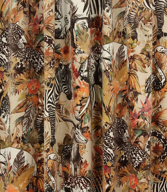 Serengeti Velvet Fabric / Sienna