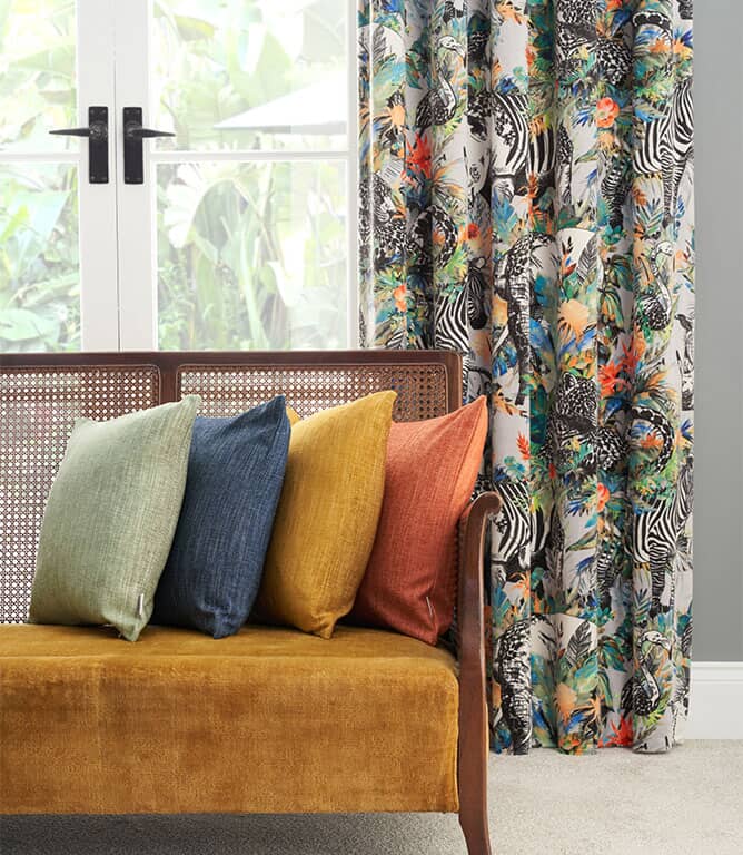 Serengeti Velvet Fabric / Sienna