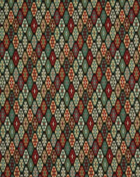 Kilim Tapestry Fabric / Multi