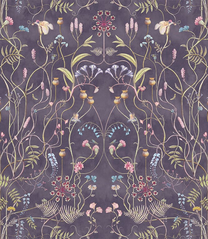 The Chateau The Wildflower Garden Fabric / Nightshadow