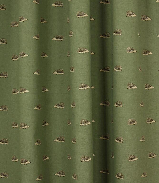 Sophie Allport Hedgehogs Fabric / Sage