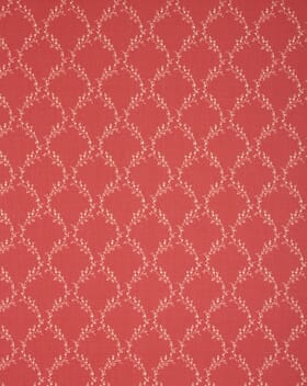 Corfe Trellis Fabric / Raspberry