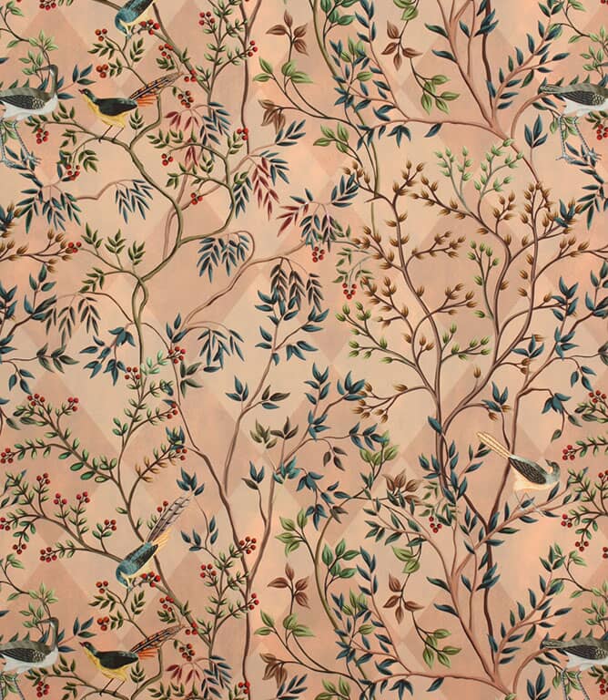 Daintree Velvet Fabric / Rosa Just Fabrics