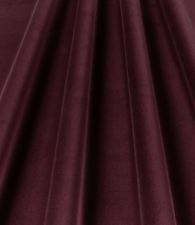 Adley FR Velvet Fabric / Aubergine