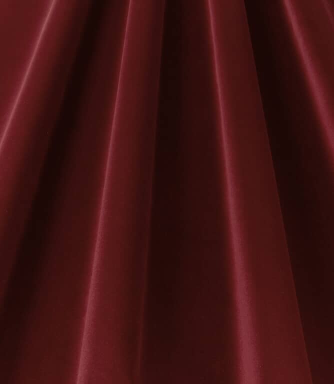 Adley FR Velvet Fabric / Cherry