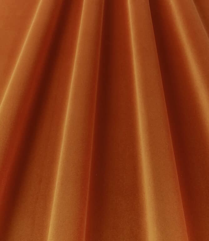 Adley FR Velvet Fabric / Pumpkin