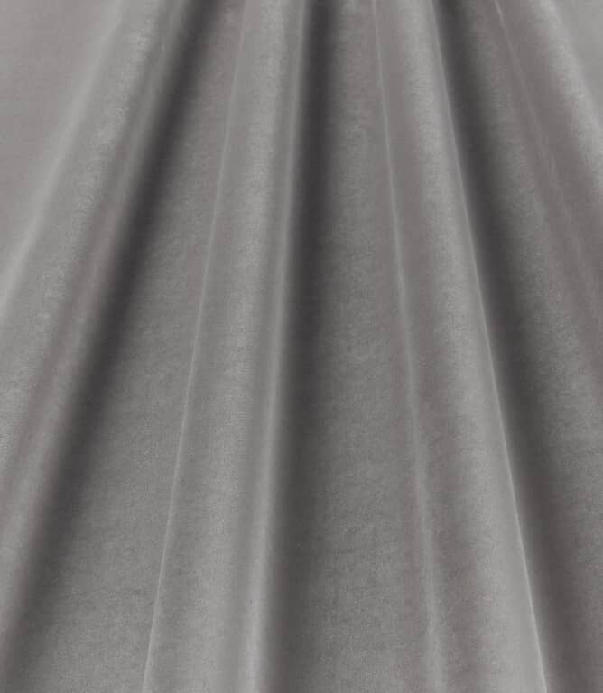 Adley FR Velvet Fabric / Silver