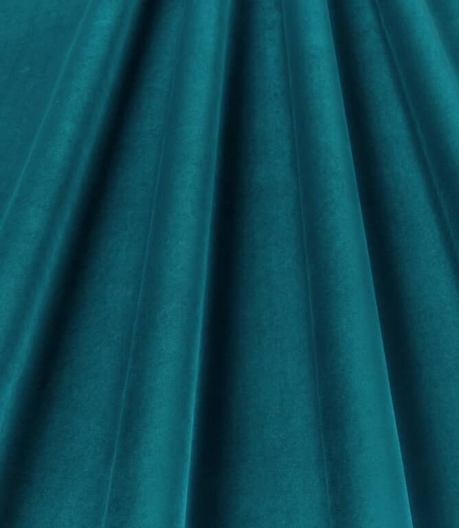 Adley FR Velvet Fabric / Teal