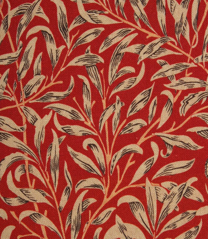 Willow Bough Fabric / Crimson