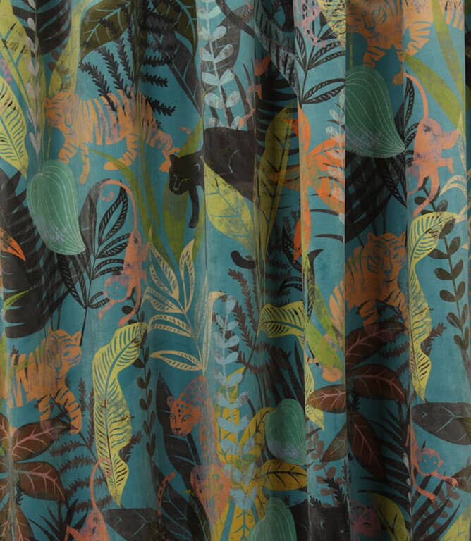 Chess Design Encanto Fabric / Marine