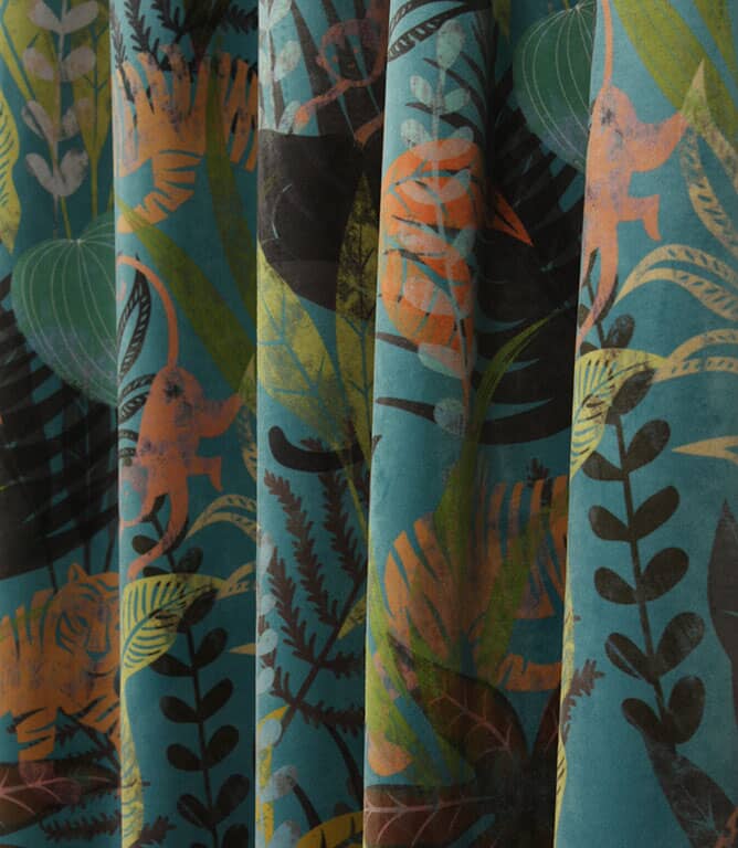 Chess Design Encanto Fabric / Marine