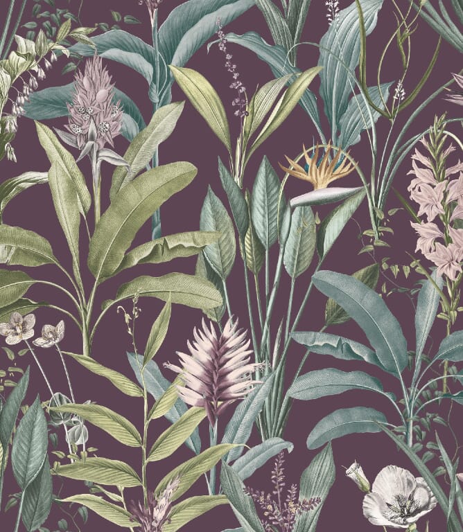 Plum Imbali FR Fabric