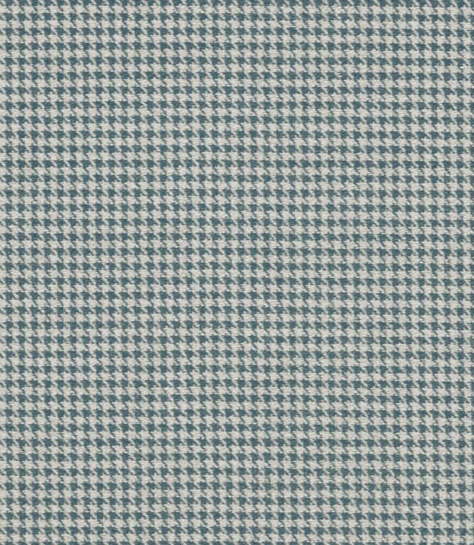 Houndstooth FR  Fabric / Ocean