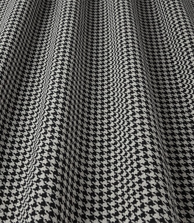 Houndstooth FR  Fabric / Noir