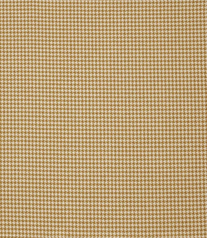 Houndstooth FR  Fabric / Mustard