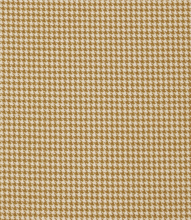 Houndstooth FR  Fabric / Mustard