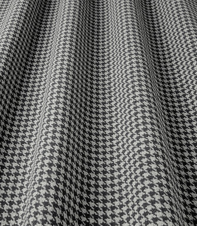Houndstooth FR  Fabric / Pewter
