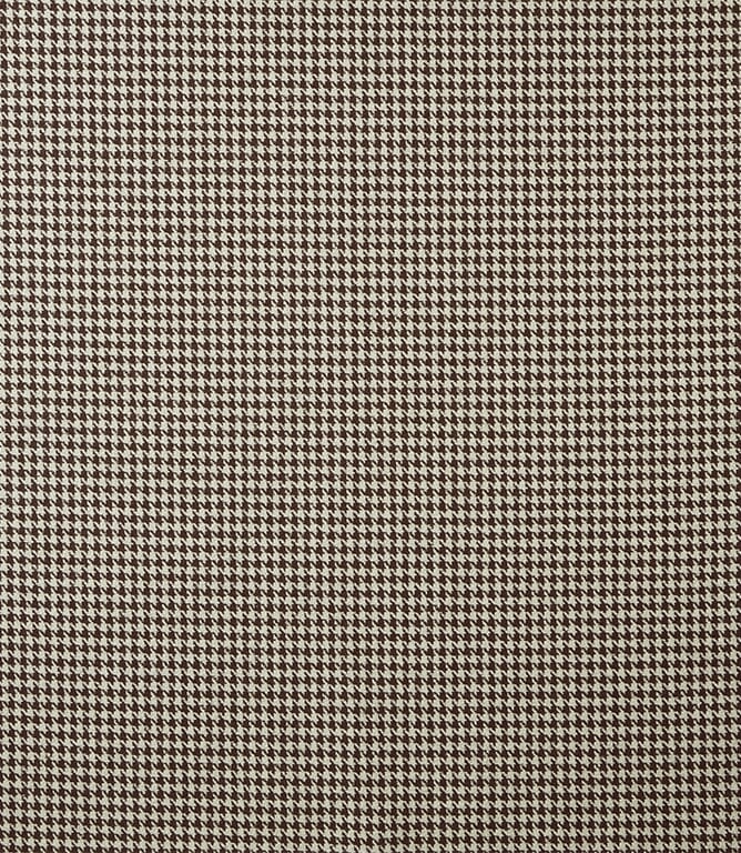 Houndstooth FR  Fabric / Chocolate