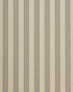 Ludlow Stripe Fabric / Black