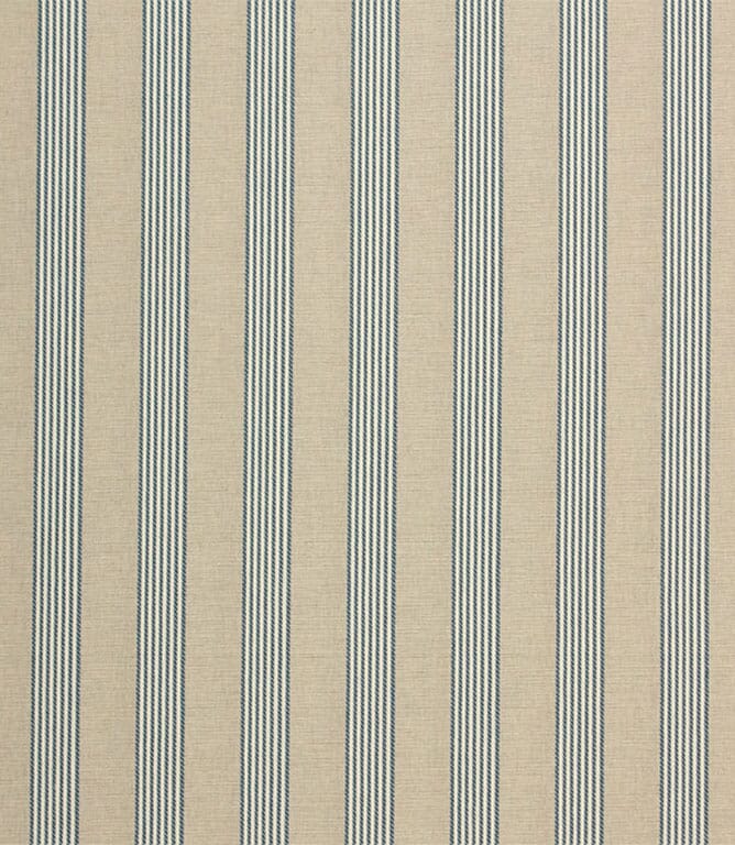 Blue Ludlow Stripe Fabric
