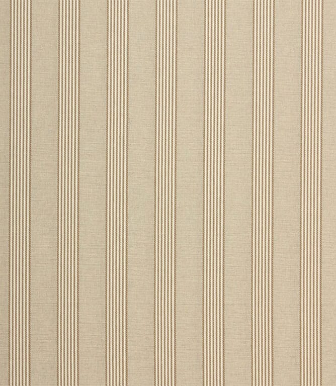 Taupe Ludlow Stripe Fabric