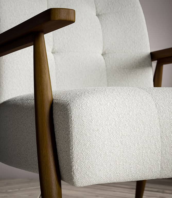 Farnham FR Fabric / Ivory