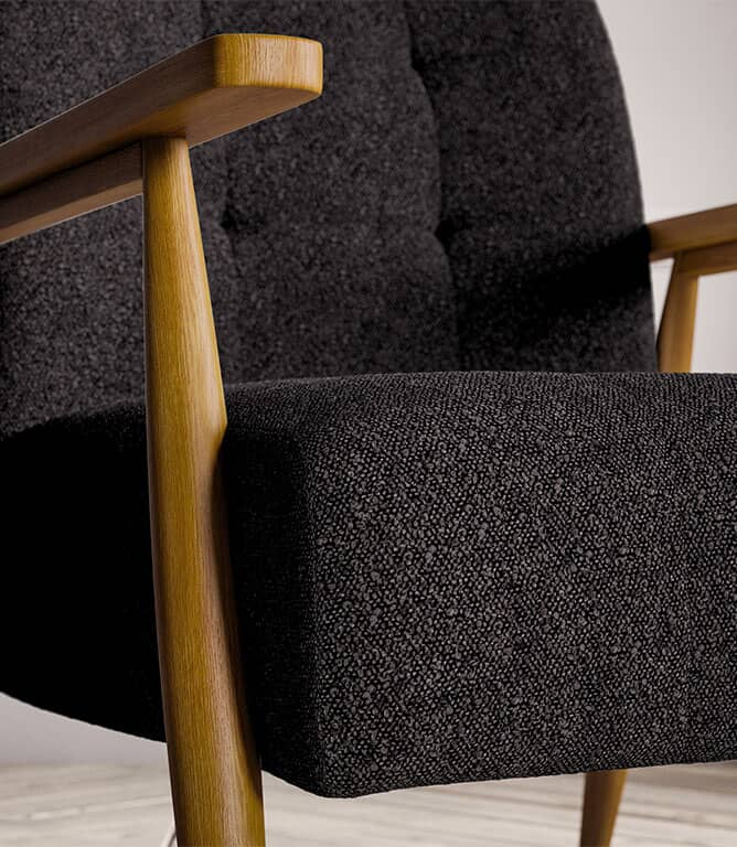 Farnham FR Fabric / Onyx