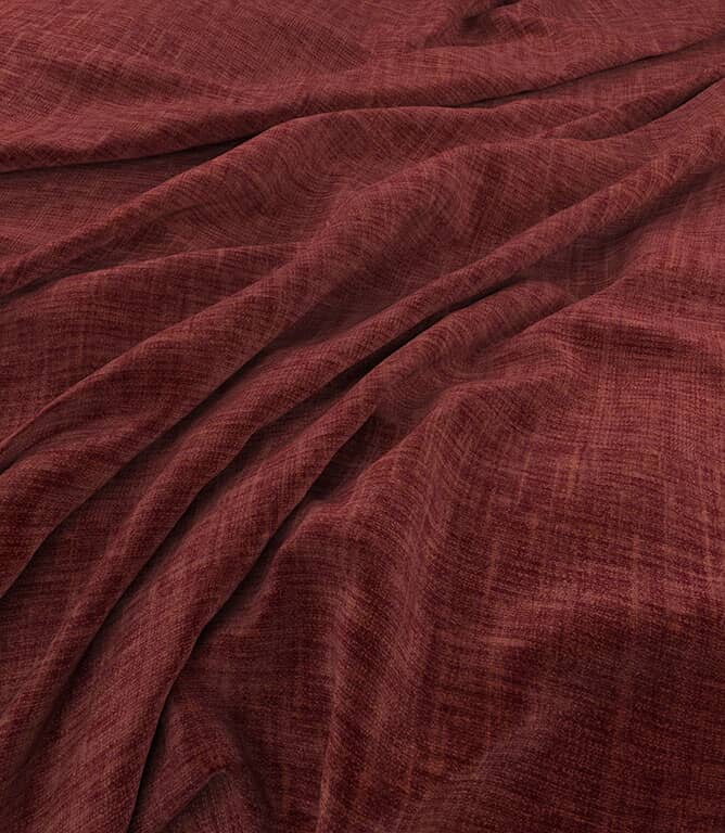Petworth FR Fabric / Burgundy
