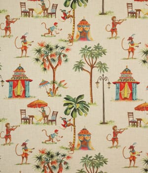 Monkey School Fabric