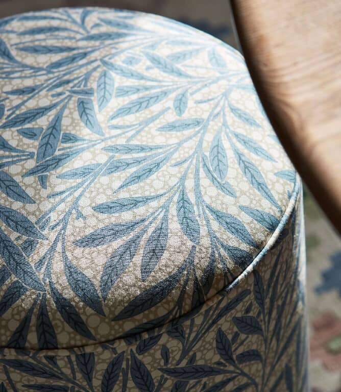 Morris & Co Emery's Willow Fabric / Woad Blue