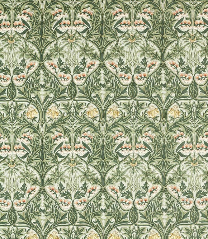 Leafy Arbour Bluebell Fabric