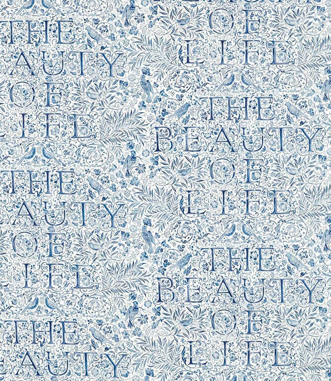 Made to Measure Cushions Indigo The Beauty Of Life Fabric Just Fabrics