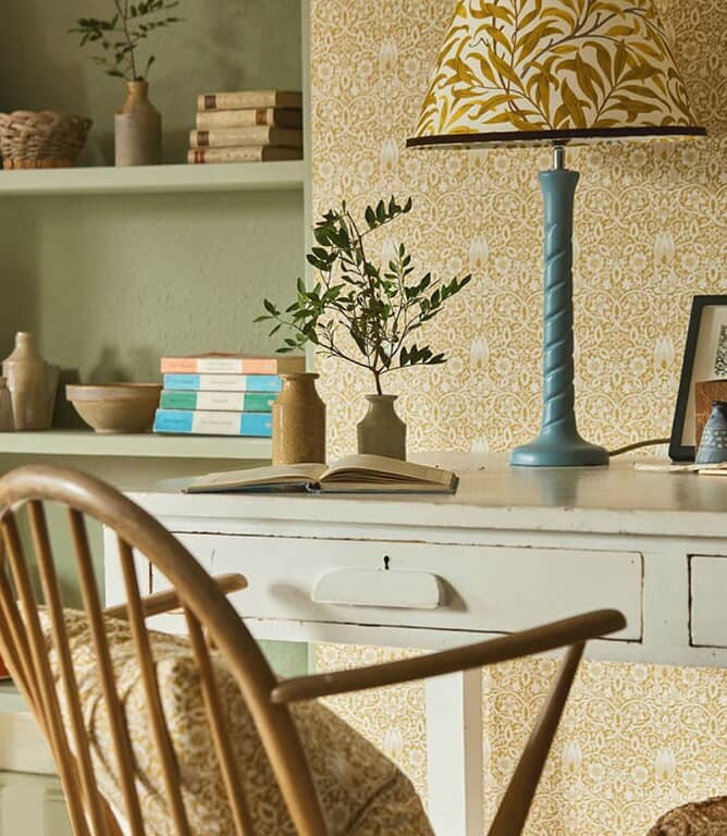 Morris & Co Borage Fabric / Barbed Berry