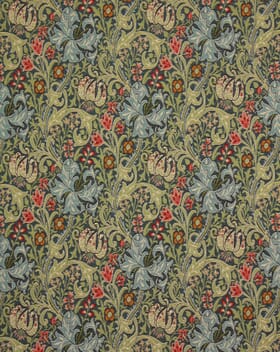 William Morris  Golden Lily Tapestry Fabric / Multi