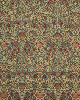 William Morris  Violet and Columbine Tapestry  Fabric / Multi