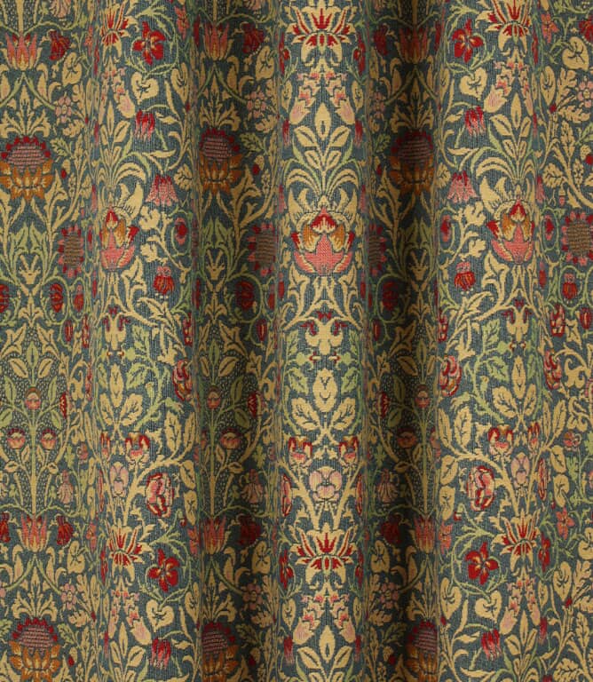 William Morris  Violet and Columbine Tapestry  Fabric / Multi
