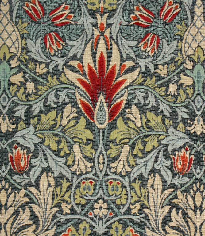 William Morris  Snakeshead Tapestry Fabric / Multi