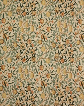William Morris  Pomegranate Tapestry Fabric / Natural