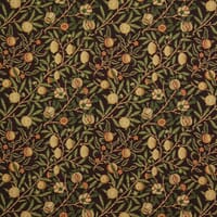 Pomegranate Tapestry Fabric / Ebony