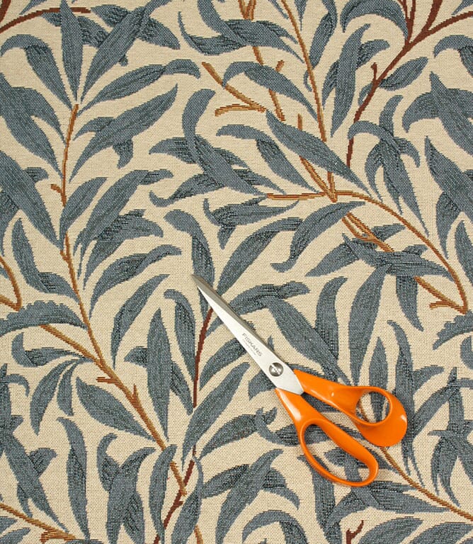 William Morris  Willow Bough Tapestry Fabric / Azure