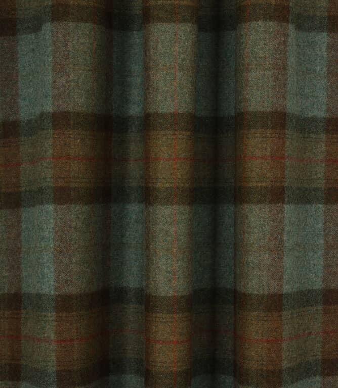 Abraham Moon Skye Wool Fabric / Sea