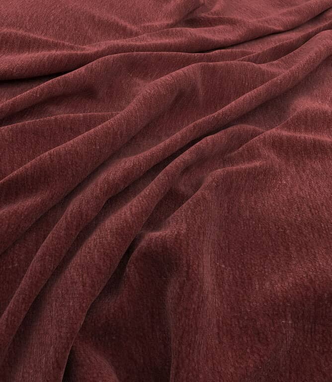 Ripley Chenille FR Fabric / Madder