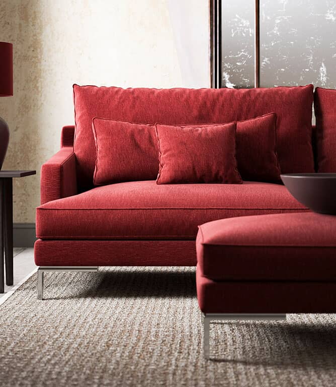 Ripley Chenille FR Fabric / Madder