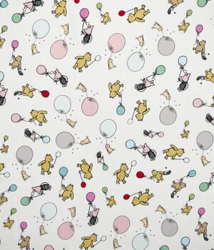 Winnies Party Percale Fabric